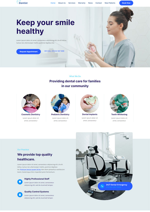 Web Design For Dentists
